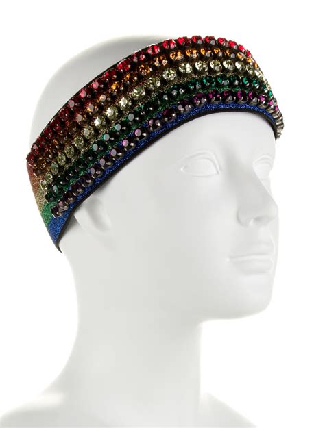 gucci rainbow headband.